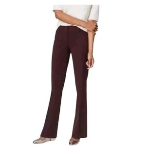 Loft Burgundy Marisa Straight Pants Size 18T